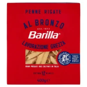 Barilla, Pasta Al Bronzo Penne Rigate 100% grano italiano 400 g