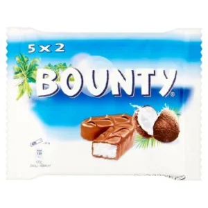 Bounty, snack al cioccolato con ripieno di cocco