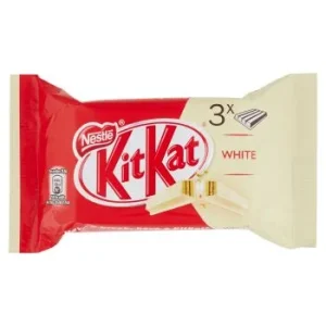 KitKat, White Snack con wafer ricoperto di cioccolato bianco conf. 3×41,5g