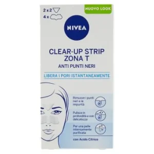 Nivea, Clear-up strip zona T pelli normali e miste 6 pezzi